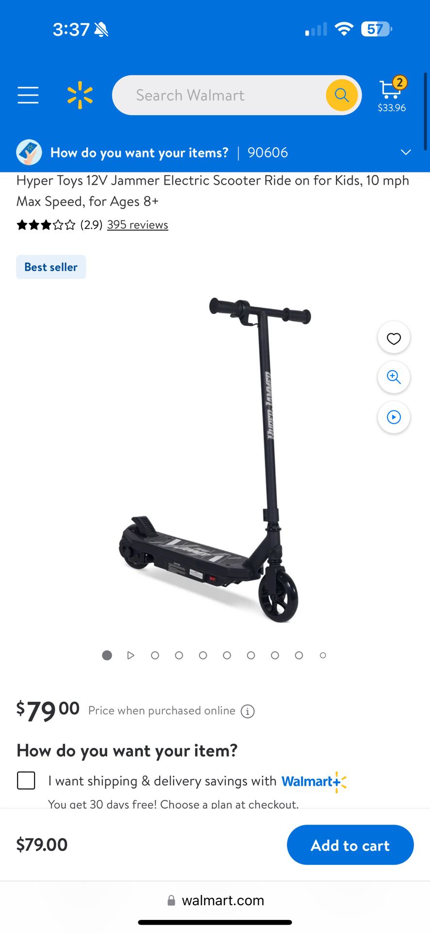 Kids Electric Scooter Do Not Have Charger 