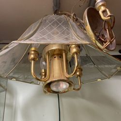 Brass Chandelier 