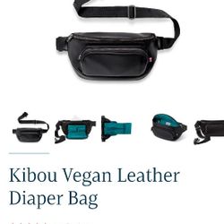 Kibou Vegan Leather Diaper Bag
