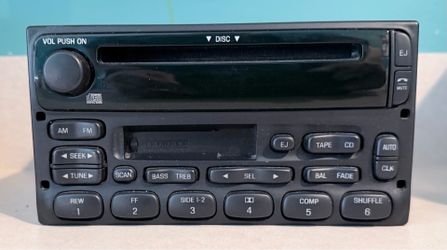 1(contact info removed) FORD RANGER Radio CD Cassette Stereo head unit OEM USED