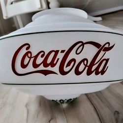 Antique Coca Cola Lamp Shade