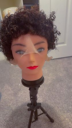 Human hair curly