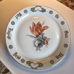 Vintage Porsgrund Norway Daily Bread Plate