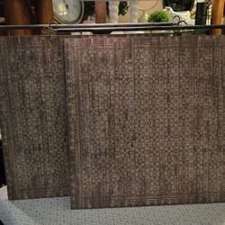 Unique Wall Board  Art With Metal Accents I