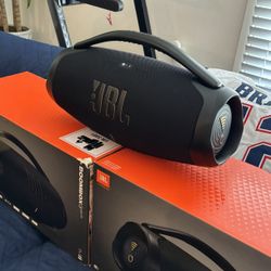 JBL Boombox 3 Wi-Fi & Bluetooth Portable Speaker – Massive Bass, 24-Hour Battery, Hi-Res Audio, Waterproof & Dustproof (IP67)