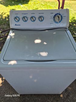 amana washer for sale 250 30 day waranty delivery available also do repairs