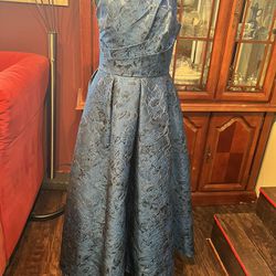 Elegant Royal Blue Dress