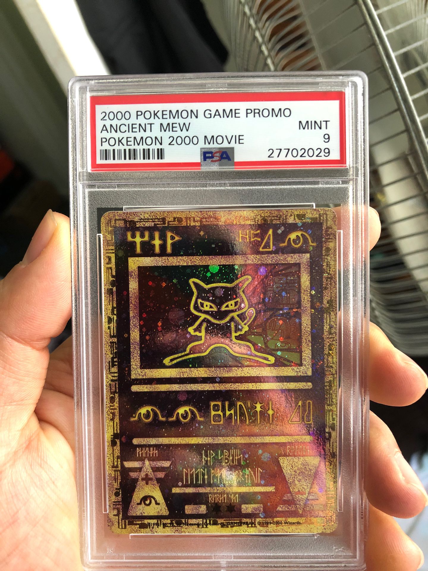 2000 pokemon Ancient Mew PSA 9