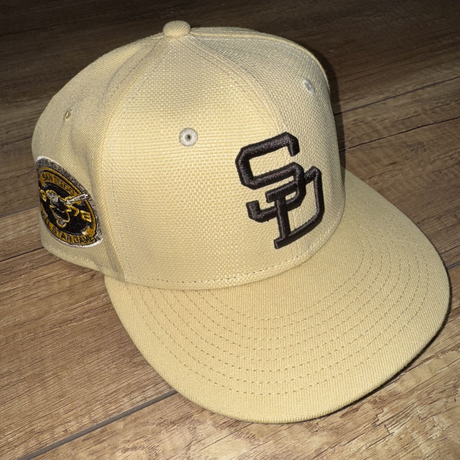 New Era San Diego Padres 1978 All Star Game Patch 59Fifty Fitted Hat Size 7 1/4