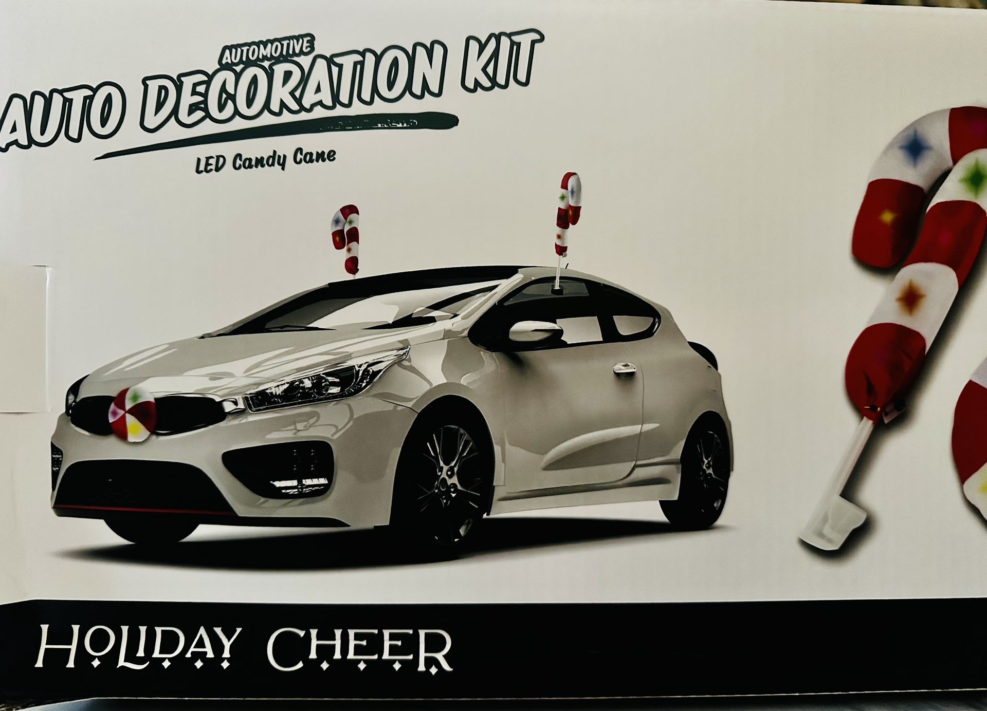 LED Christmas Candy Cane Antlers