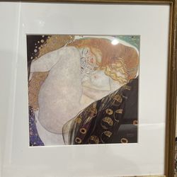 Danae By Gustav Klimt 18x19