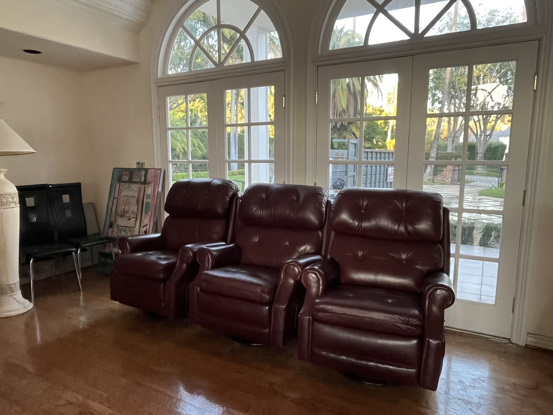 Synthetic Leather Recliner Seat