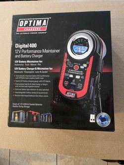 Car Battery Charger & Maintainer – OPTIMA Digital 400, New in Box