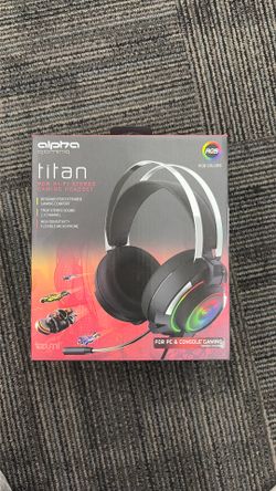 Alpha gaming titan LGB headset