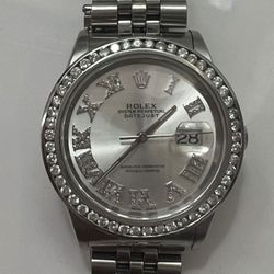 Rolex 36mm Datejust W/Diamond bezel
