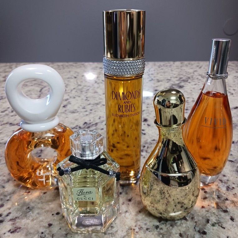 Collection of 5 Original Women Fragrances