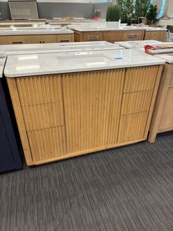 48” Bathroom vanity in wood color