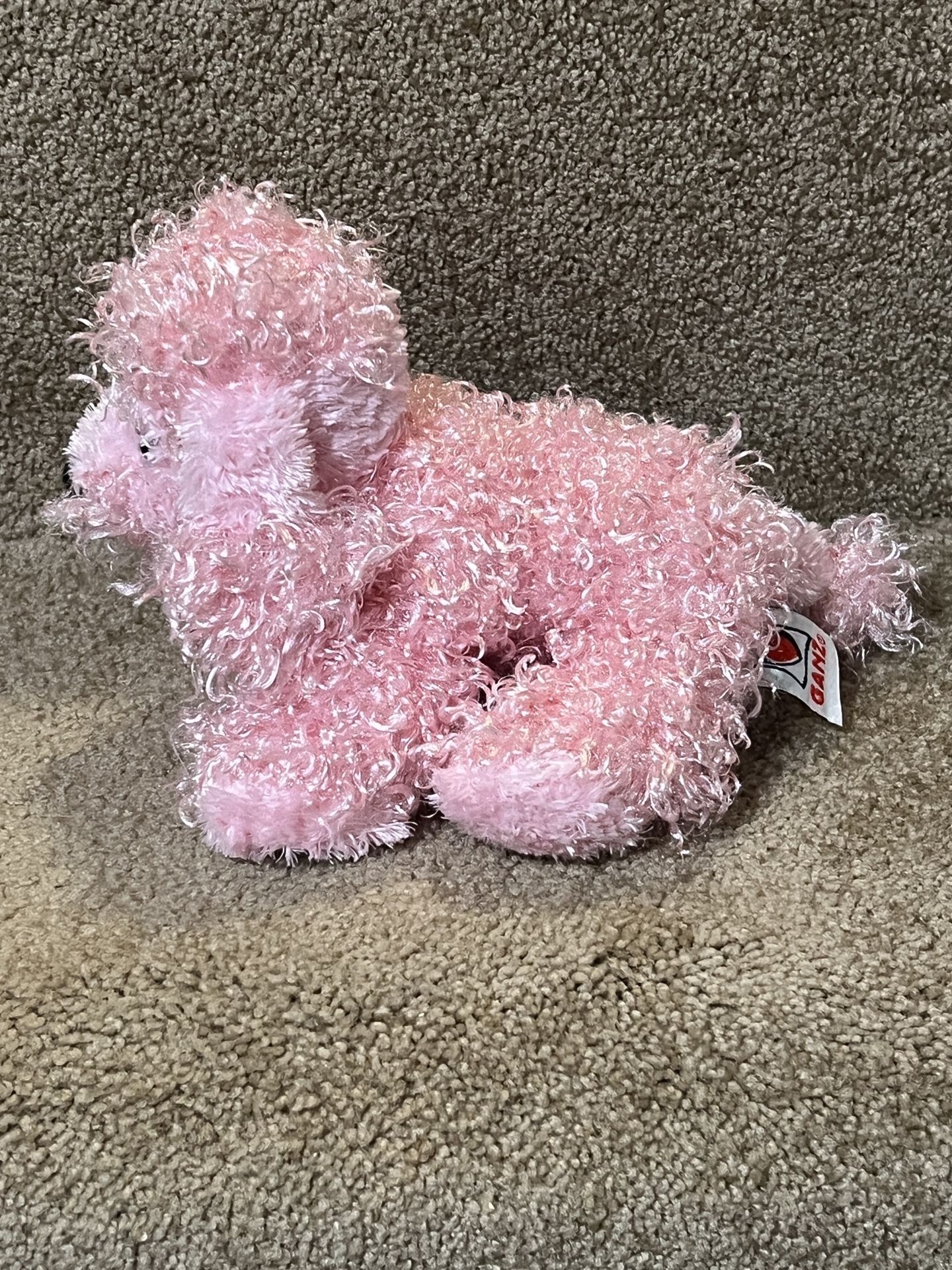 Ganz Webkinz Pink Poodle Plush Stuffed Animal Toy | NO Code