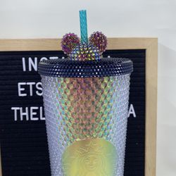 Rainbow AB Mickey Straw Topper