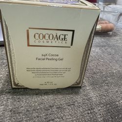 Cocoage Cosmetics 24k Gold Cocoa Facial Peeling Gel 1.7 Fl Oz NIB