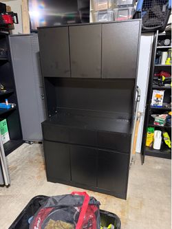 Black cabinet Sideboard Lots of Storage