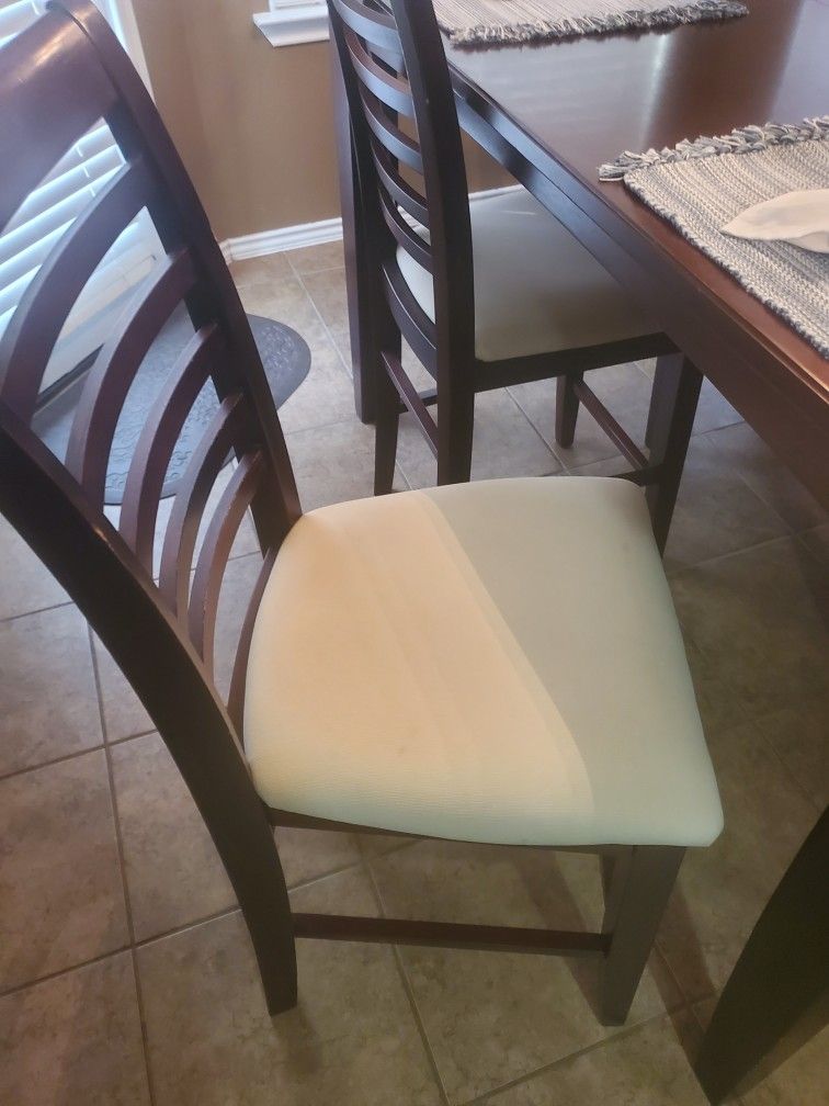 7pc Dark Wood Dining Set for Sale in Killeen, TX OfferUp