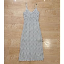 🩵 Hollister rustic baby blue knitted dress