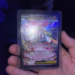 Zygarde Ex Perfect Order Card. No Scratches Hard Cover Is Scratched So It Looks Scratched But Actual Card Is Mint. 