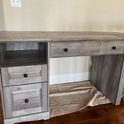 Modern Sit Stand Grey Home Desk
