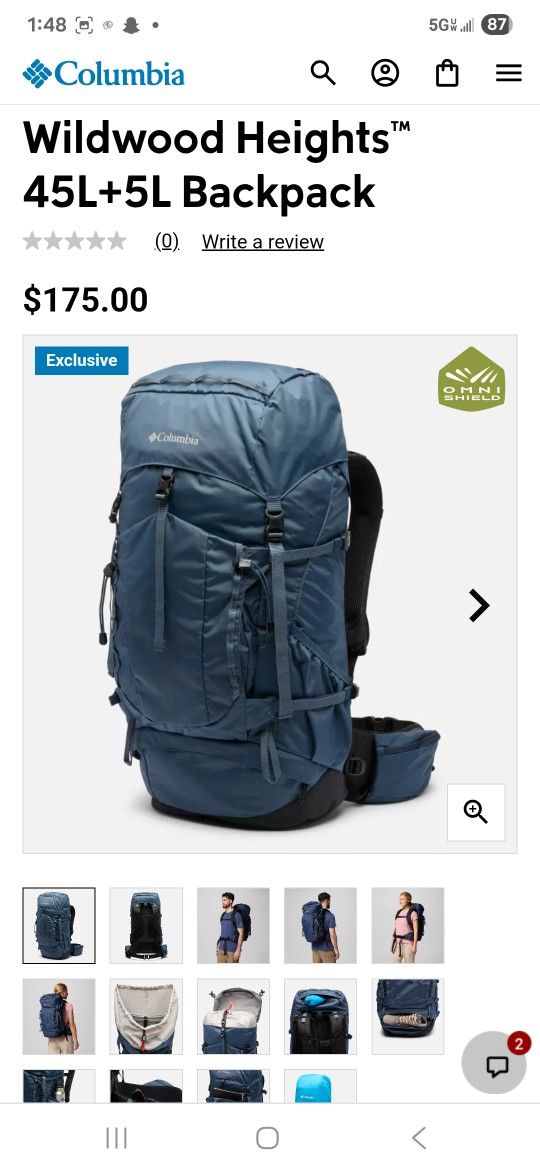COLUMBIA WILDWOOD HEIGHTS BACKPACK