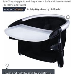 Phil and Ted Lobster clip on high chair