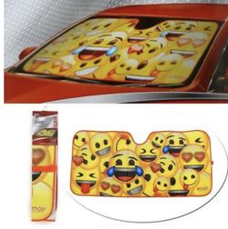 Emoji Accordian Windshield Sun Shade