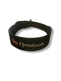 Vintage Cardillo Reebok Pump Rare Weightlifting Belt Large XL Black Leather