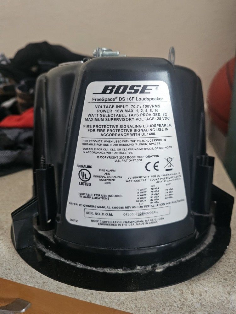 BOSE speaker Pair Ds16F Loudspeaker