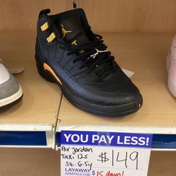 Air Jordan Taxi 12s Size 6.5y