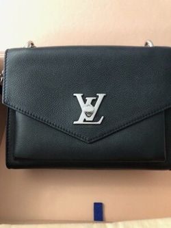 Authentic Louis Vuitton Black Mylockme Chain Bag – Excellent Condition