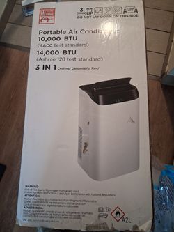 Portable A/C 14000BTU. 3IN1