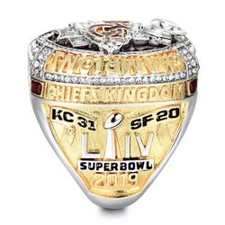 2019 KC Chiefs Championship Replica Ring 