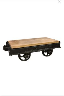 Mining cart coffee table