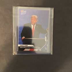 President Trump 2020 Debate Topps Now #9