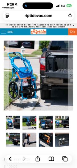 Rip tide pool cart with new swing out hitch and new cart holder/asking $1200 (best offer bids will be considered)