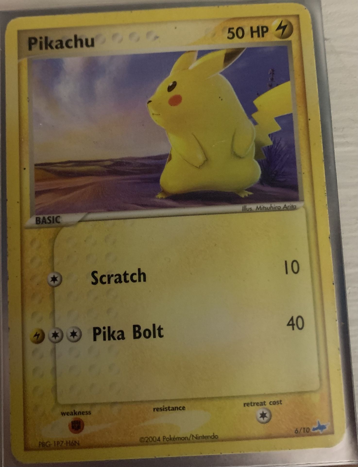 Pikachu Pokemon Trading Card 