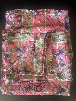 Nicole Miller 100% Silk Scarf/wrap— Great gift for wine lovers!!