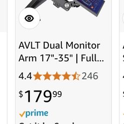 AVLT Dual Monitor Arm 17"-35"