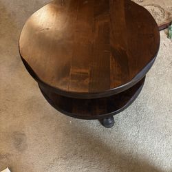 Wooden End Table