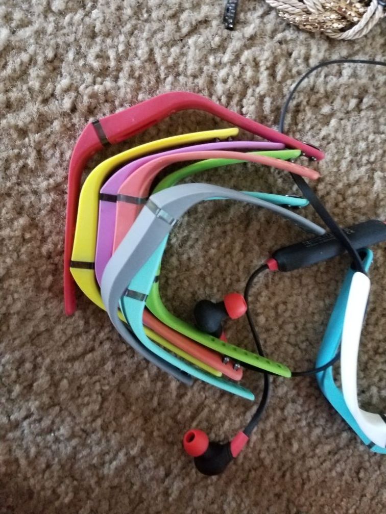 Fit bit flex. with different color bands