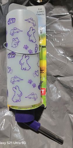 LIXIT 8oz pet Water Bottle For Cage