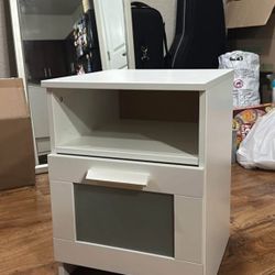 White IKEA Nightstand