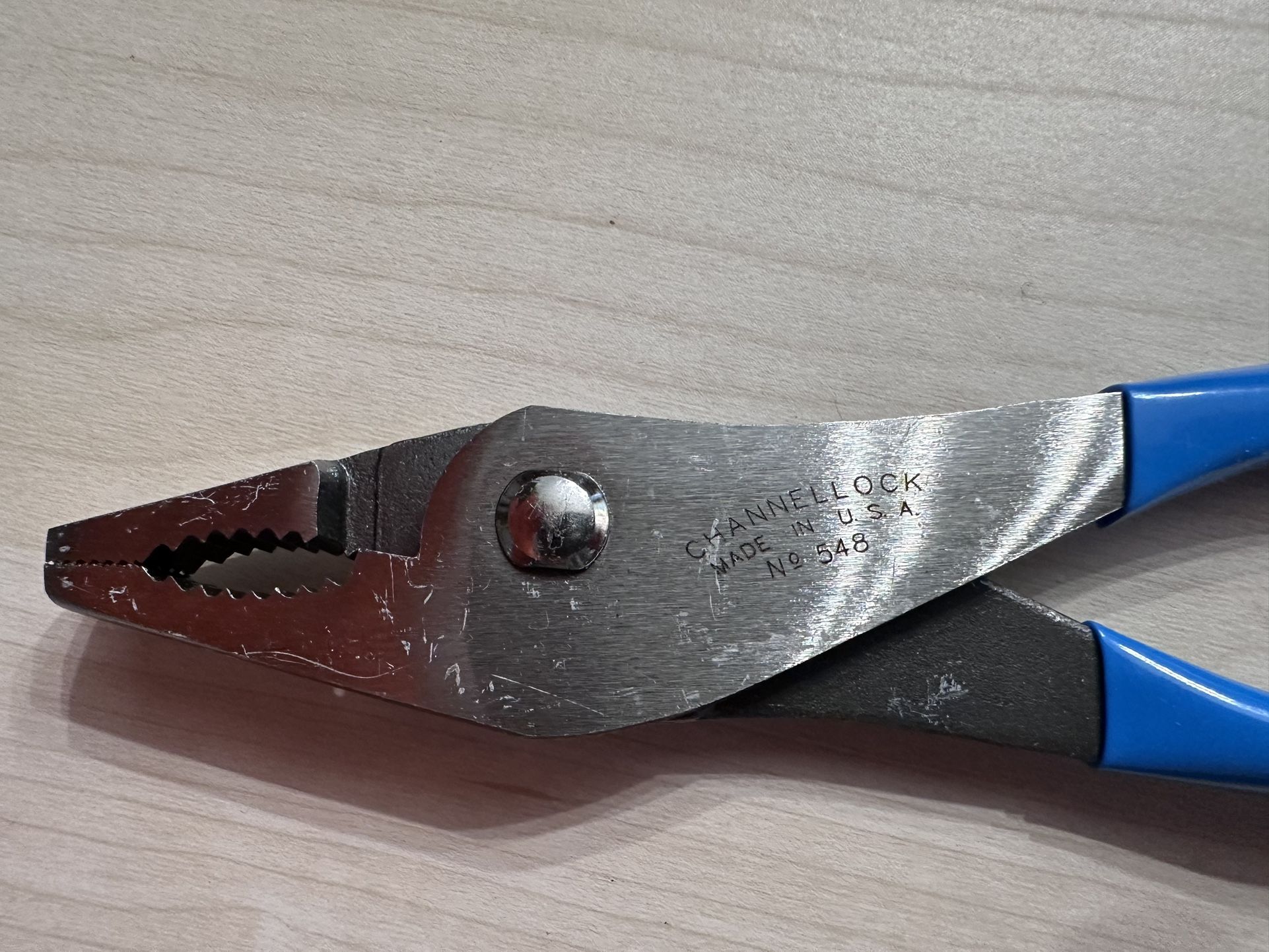 Channellock 8” 548 Slip Joint Pliers Rare!! Never Used Only Stored!