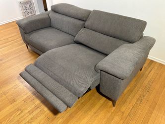 Grey MCM Power Reclining Sofa